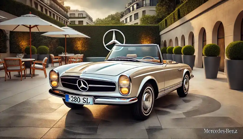 Mercedes-Benz 280 SL: Lyxig sportbil med klassisk design